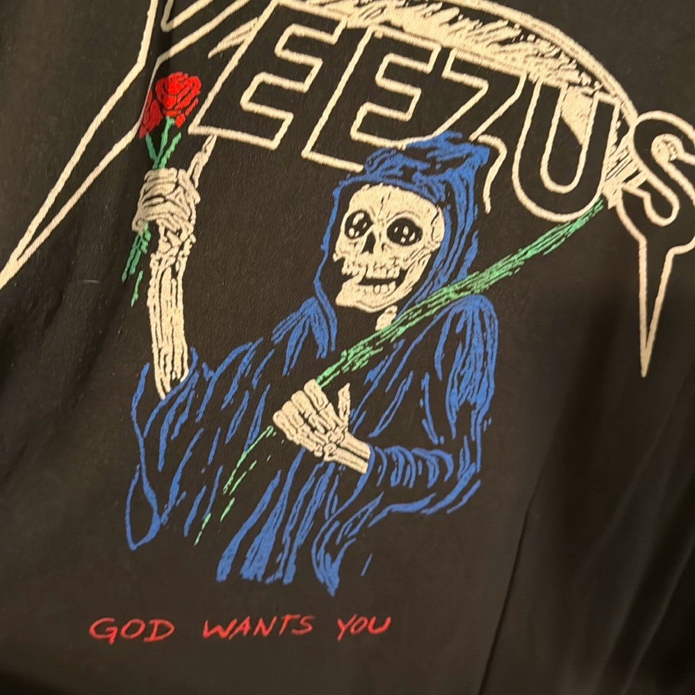Graphics skeleton and says “God Wants You